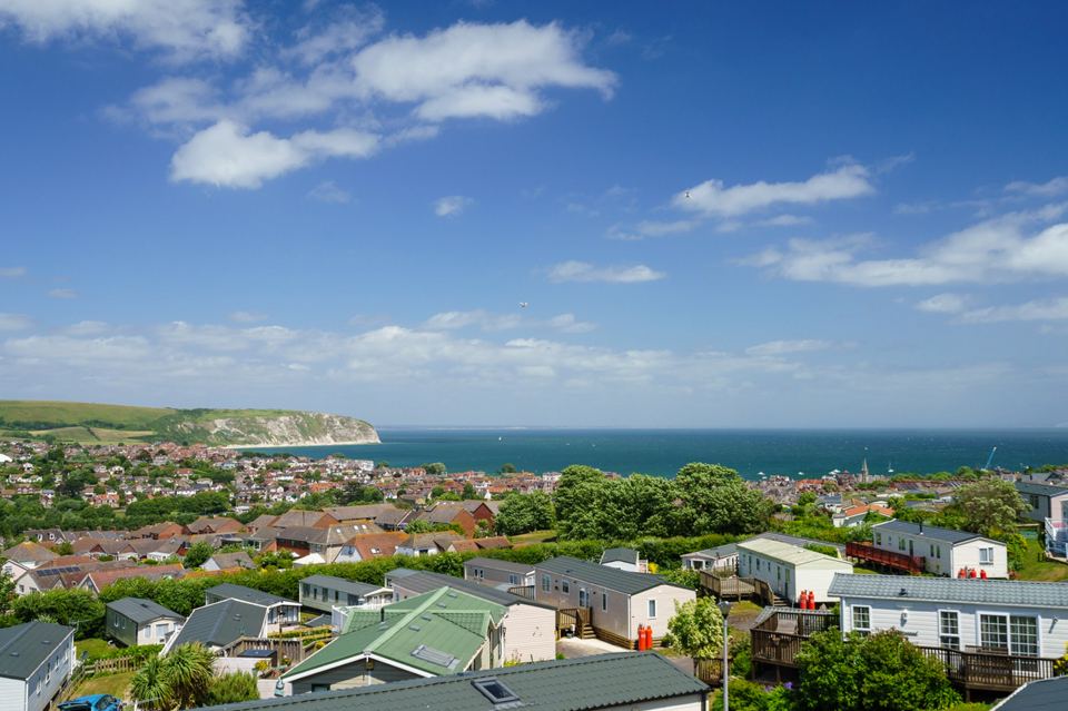 Park and Swanage Bay from above