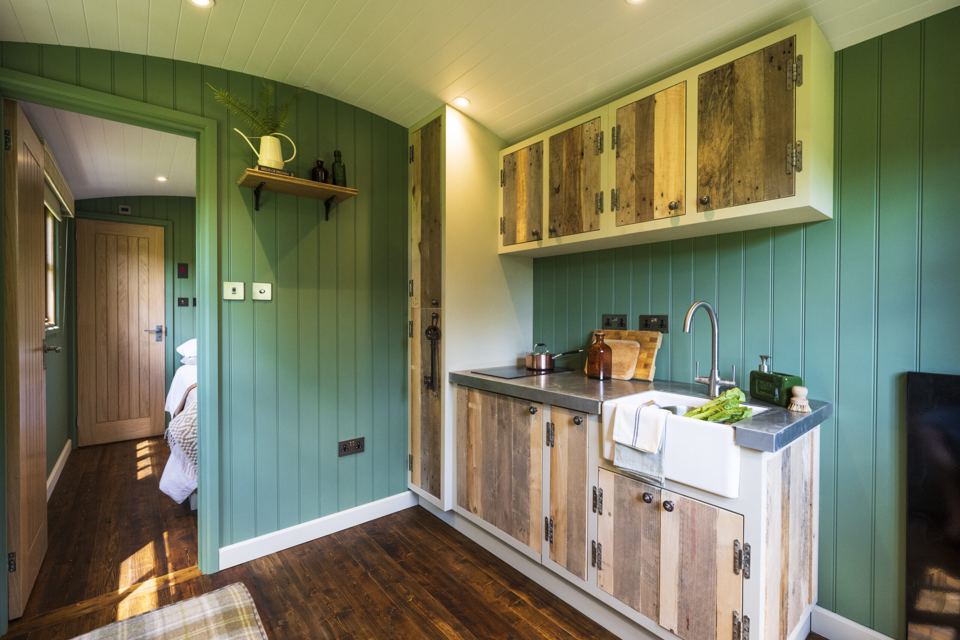 Hut kitchenette