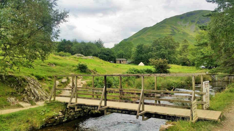 Footbridge over the stream