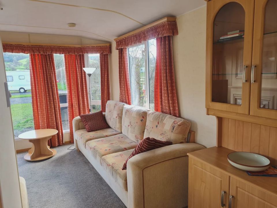 Static caravan lounge