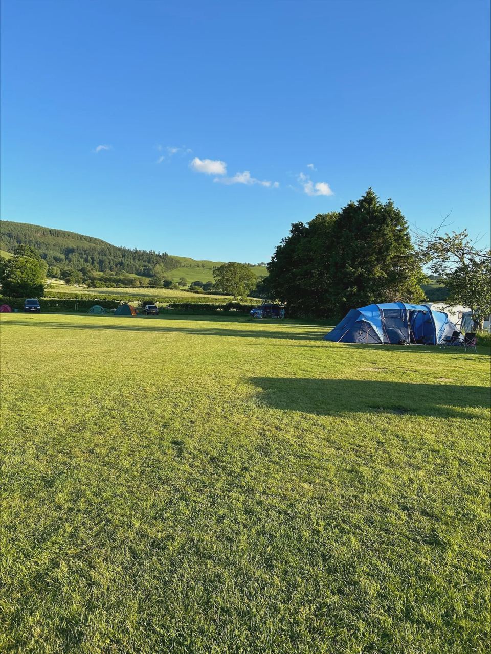 Tent on the grass
