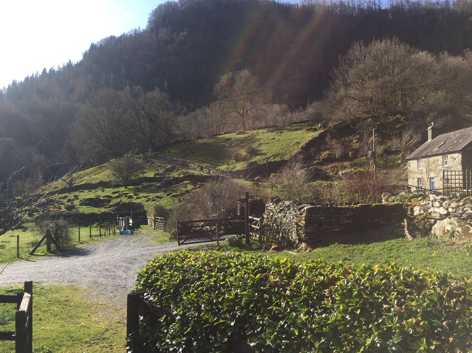 Farm and valley sides