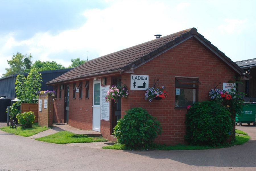 Toilet and shower block