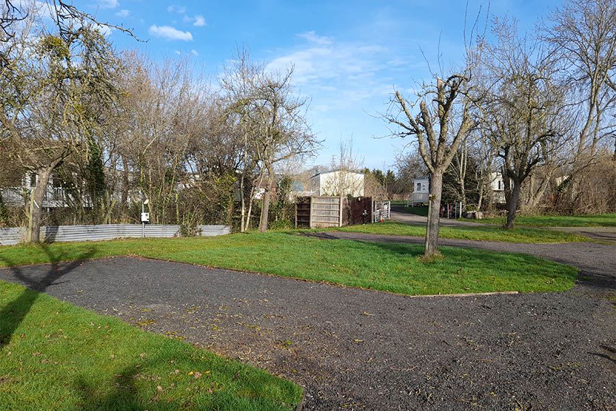 Gravel pitch in the orchard