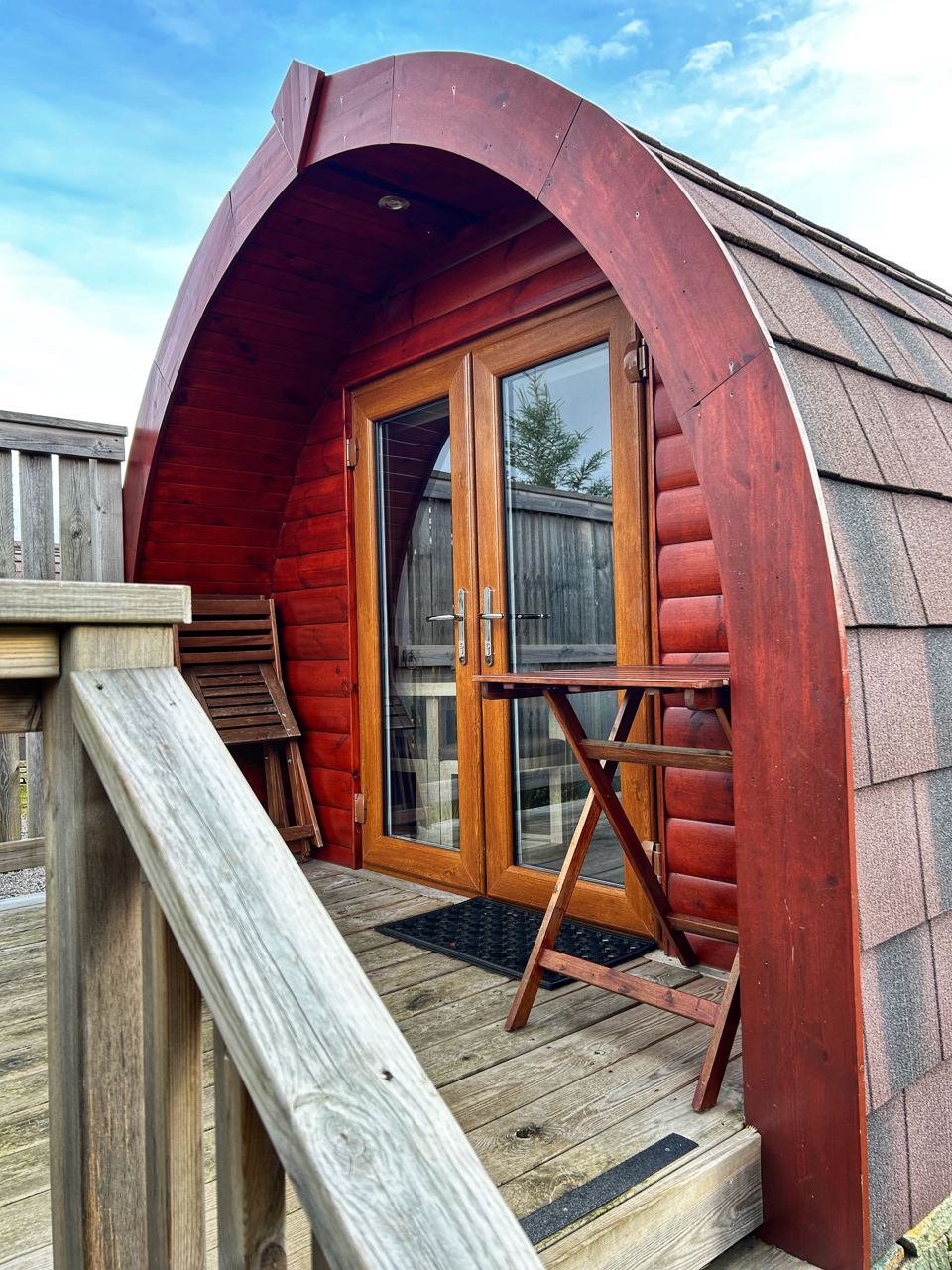 Pod with its own deck