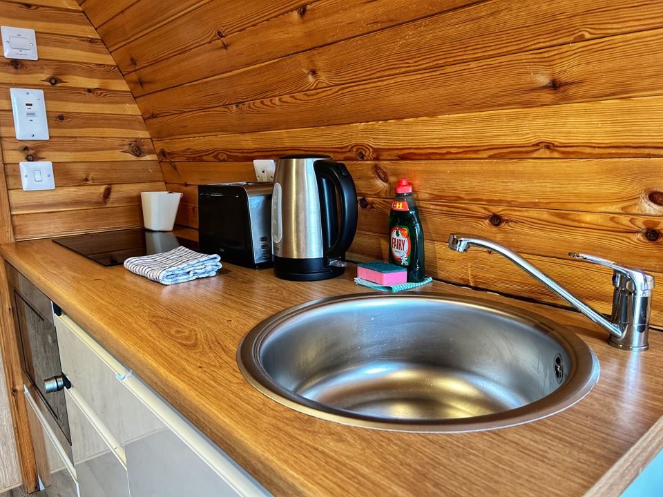 Pod kitchen area