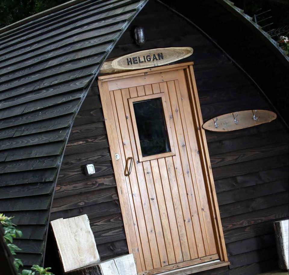 Wigwam cabin door