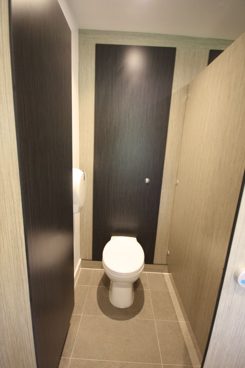 Inside the toilet cubicle