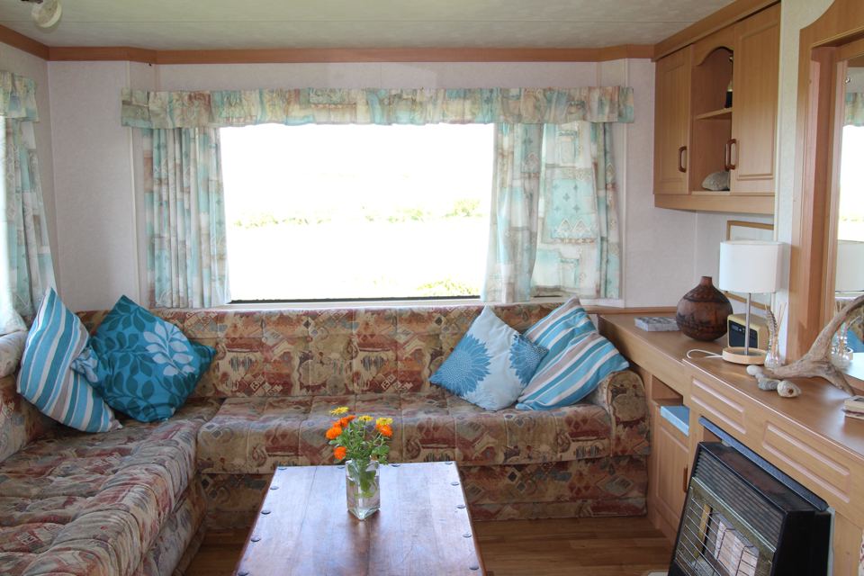 Caravan living area