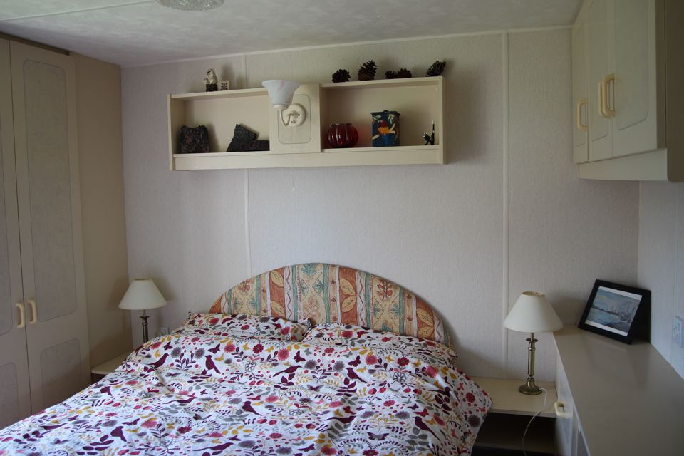 Caravan bedroom