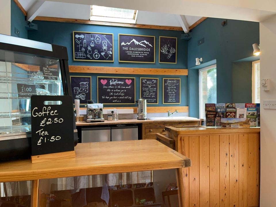 Coffee counter in the shop