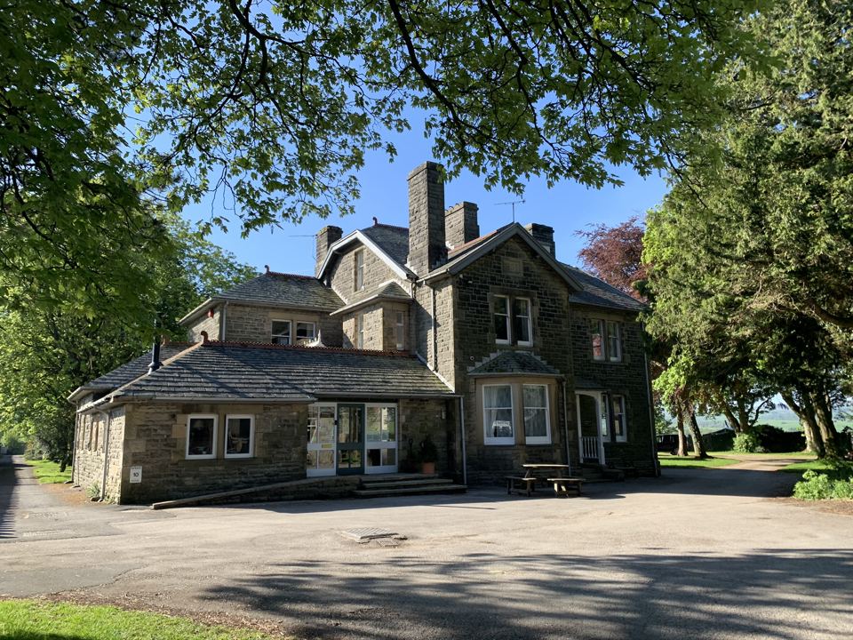 The stone lodge building