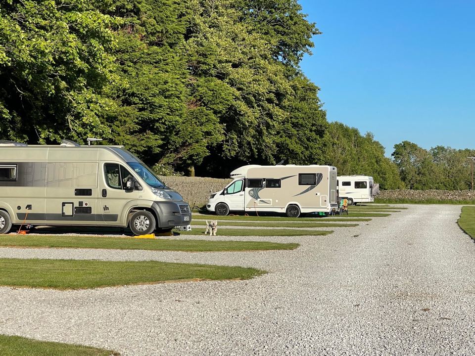 Hardstanding pitches with hook-ups