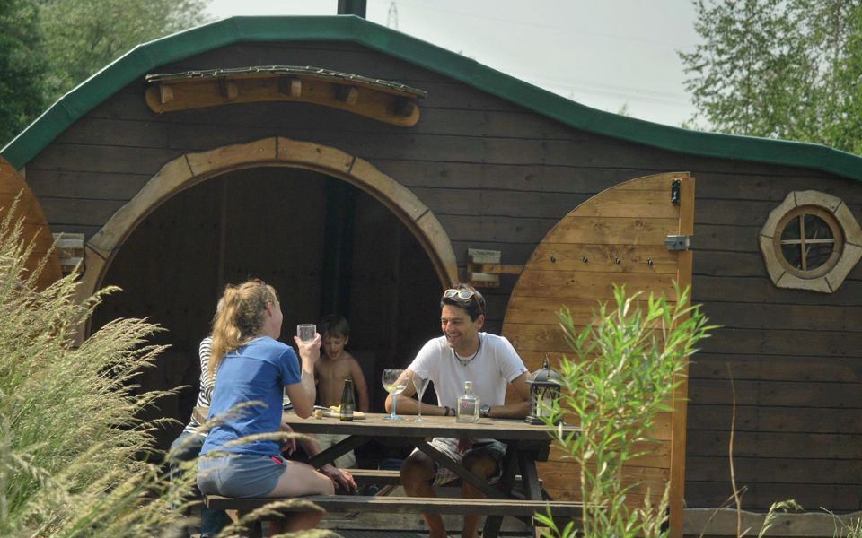 Hoglet House with seating outside