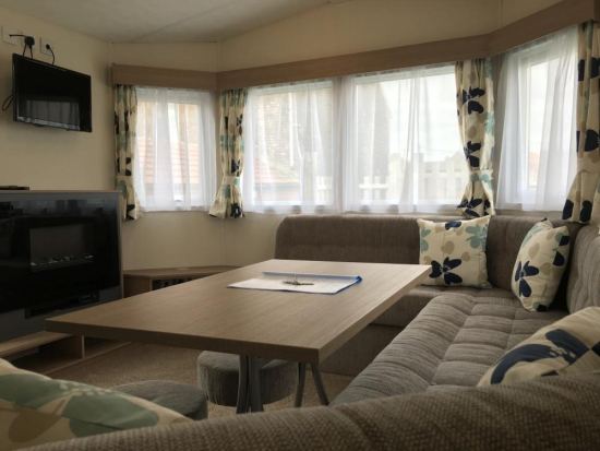 Caravan living area