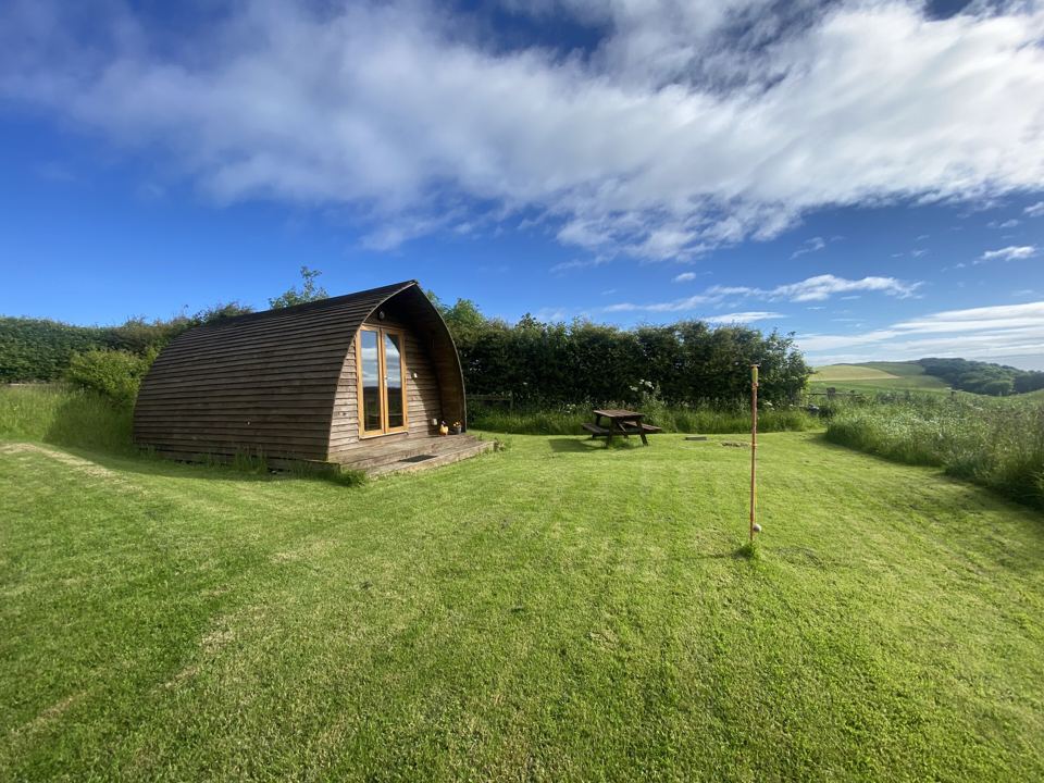 Wigwam pod on the lawn