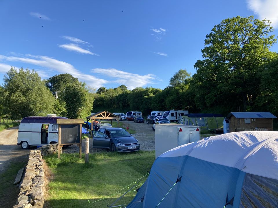 Tent and caravan pitches