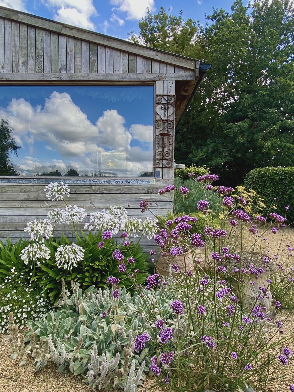 Garden building and planting