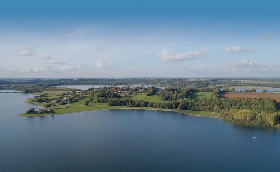 Rutland Water from above