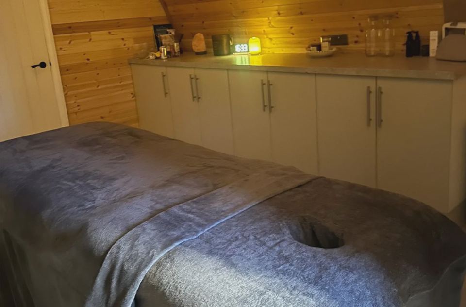 Treatment room in the spa