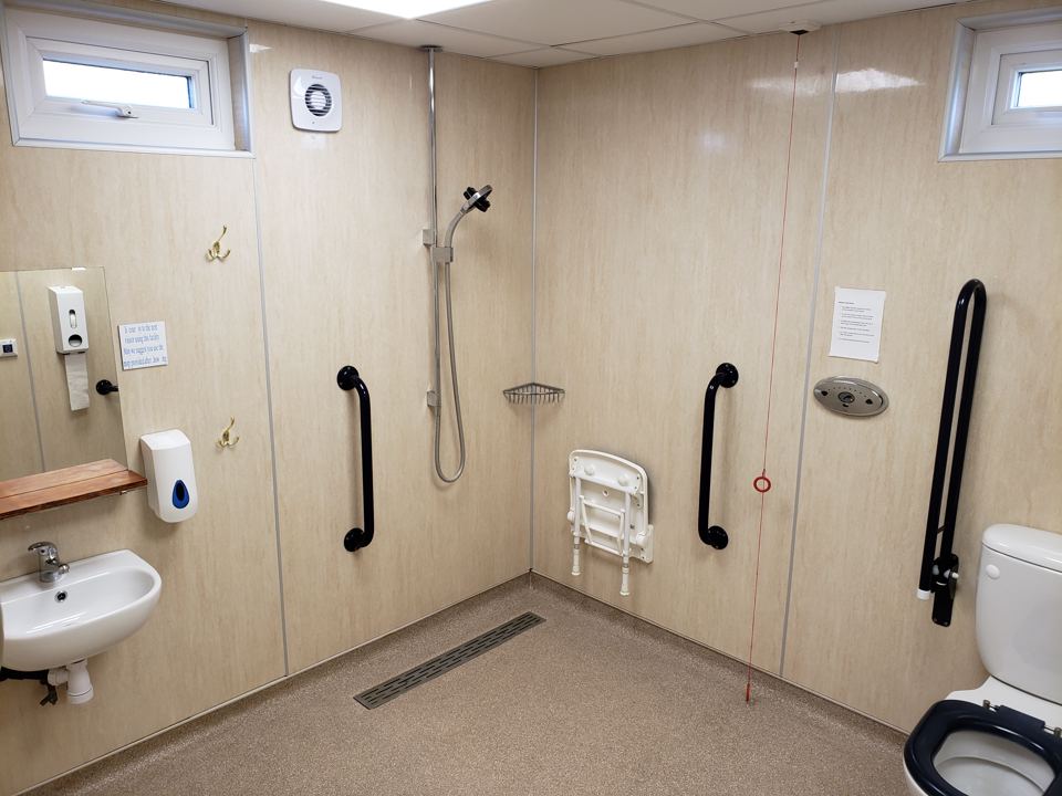 Accessible shower room