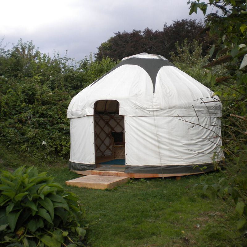 Yurt in the woods