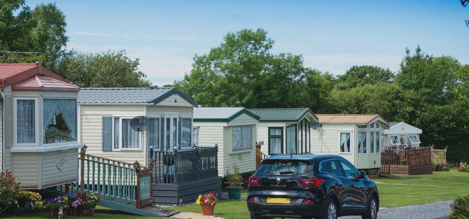 Holiday homes with decking