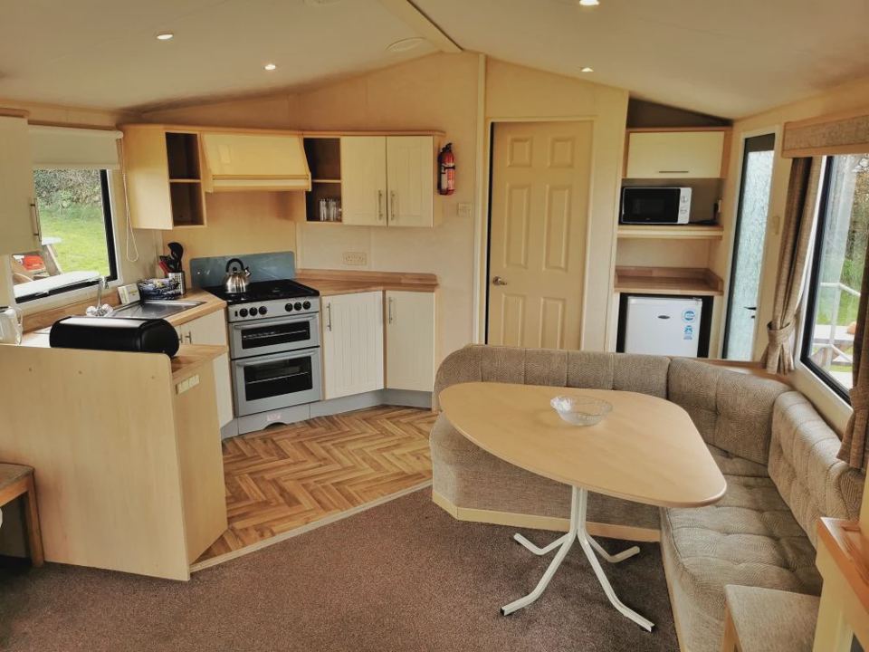 Kitchen and dining area