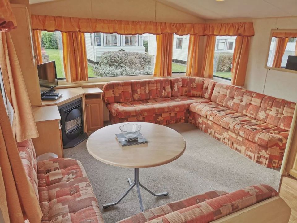 Lounge with fire