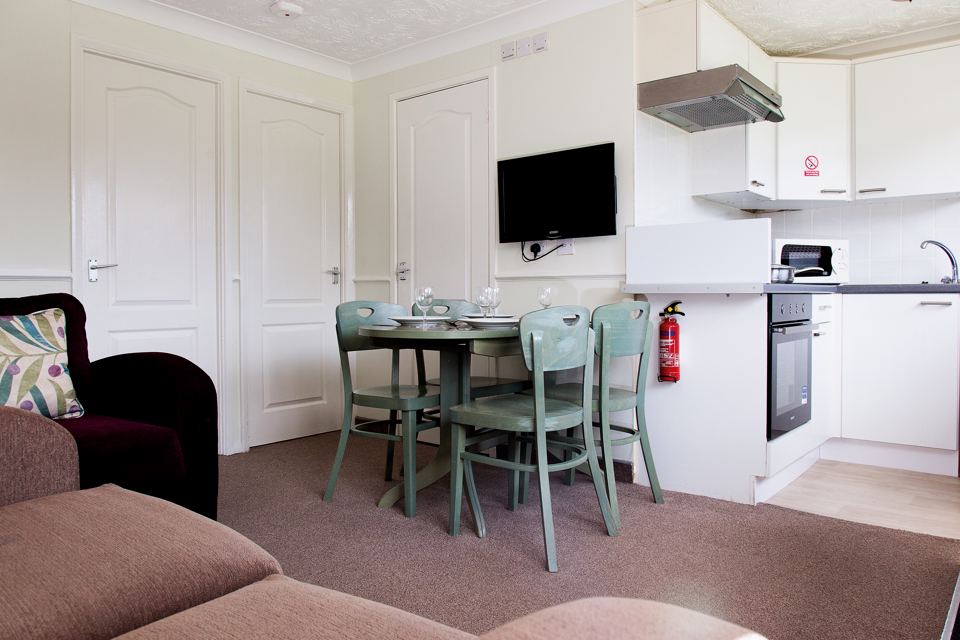 Caravan living area