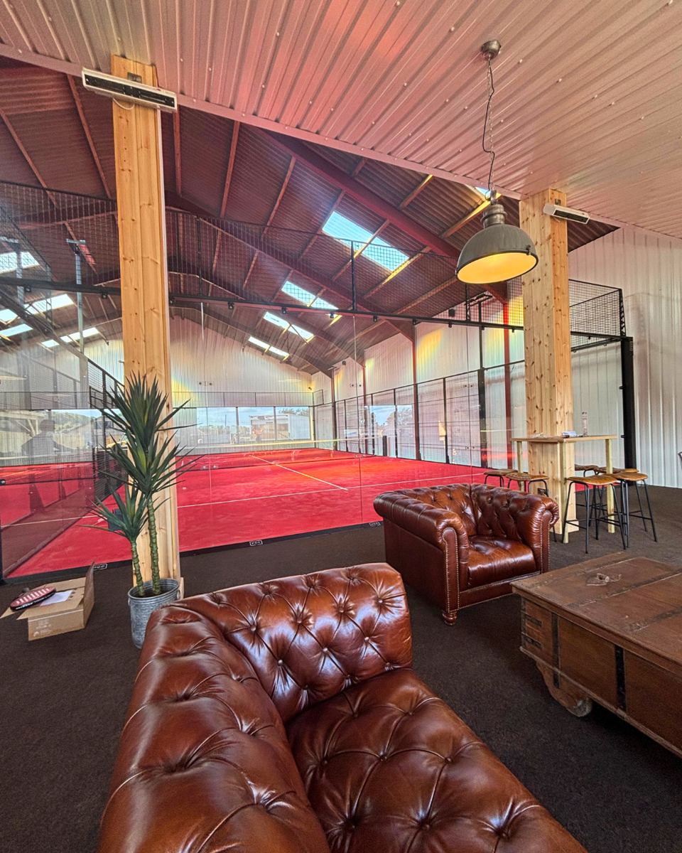 Indoor padel court