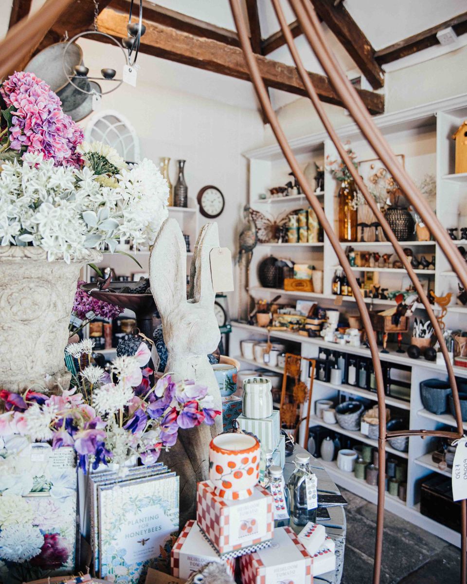 Inside the gift shop