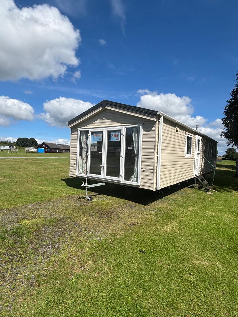 Holiday home with patio doors