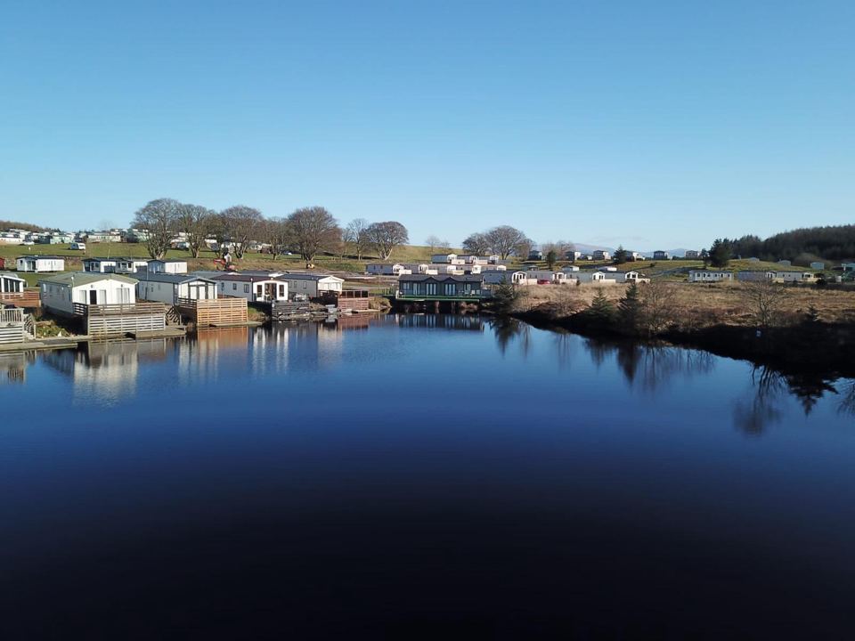 Holiday homes beside the loch