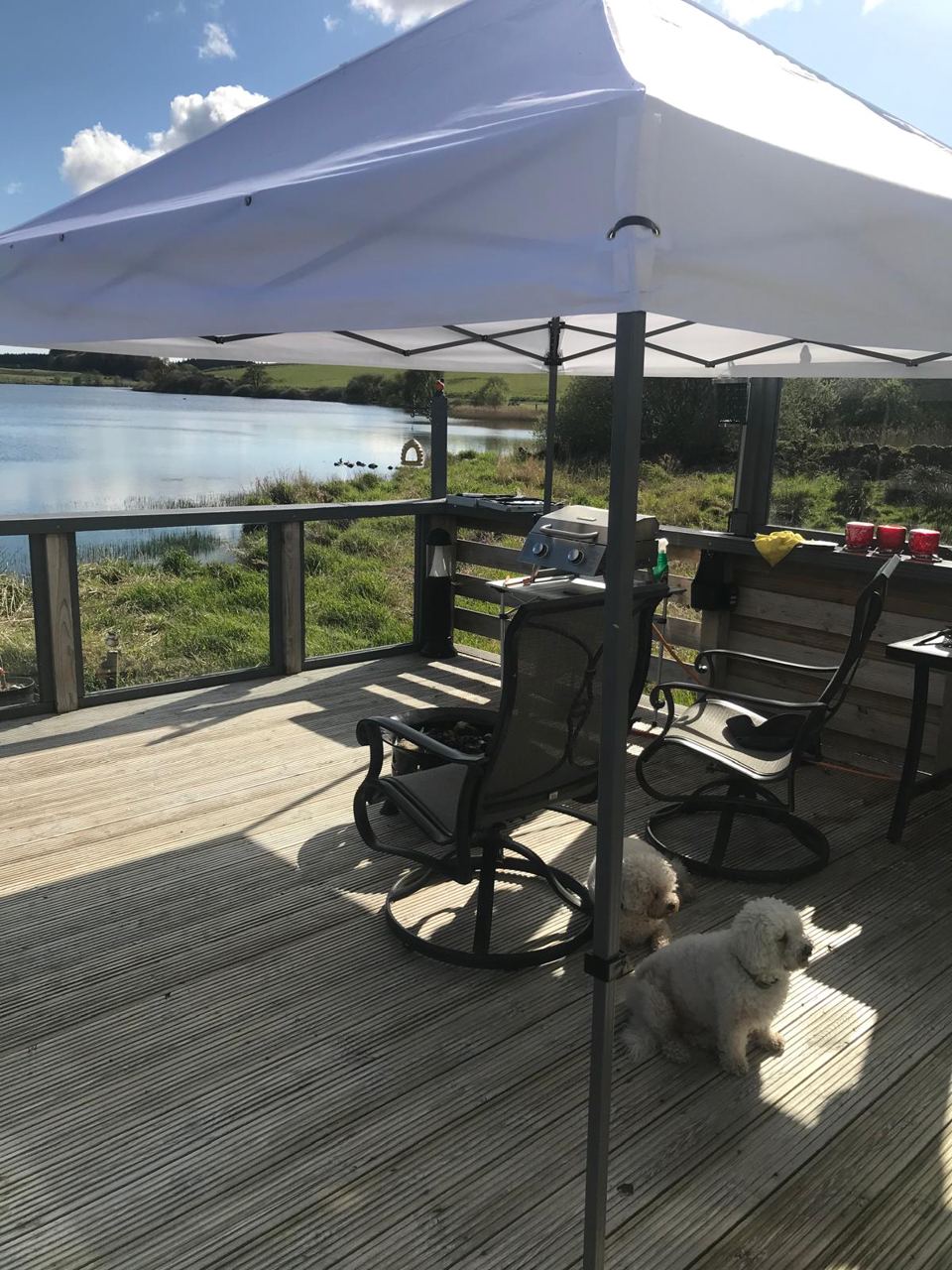 Decking above the loch