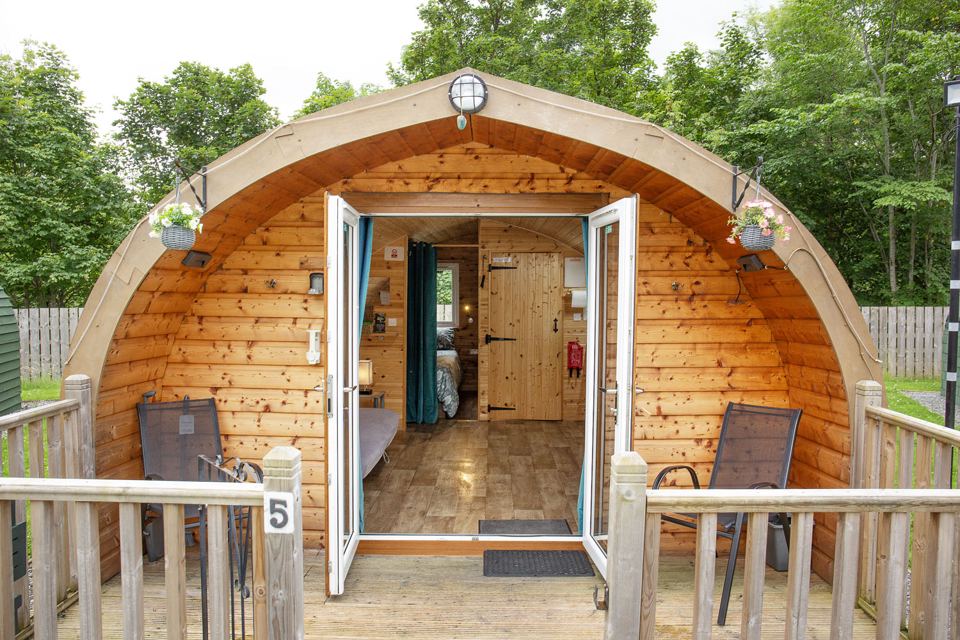 Pod with decking