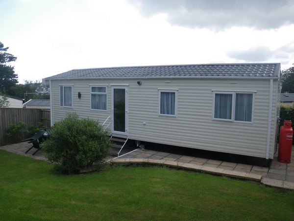 Hire caravan and garden