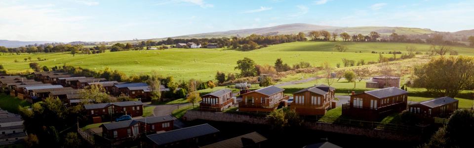 Lodges above the Ribble Valley