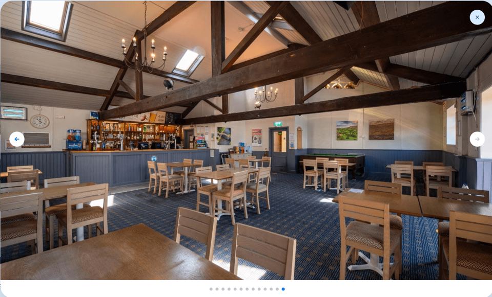 Beamed bar and restaurant