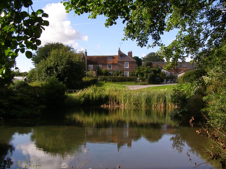 Farmhouse across the pond