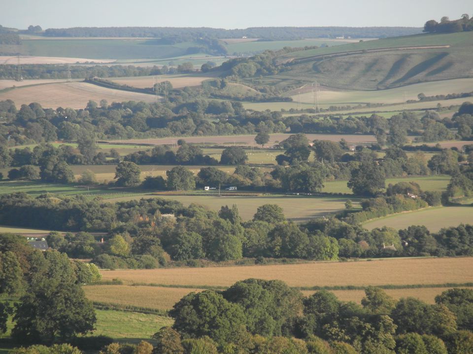 Patchwork fields of the Vale