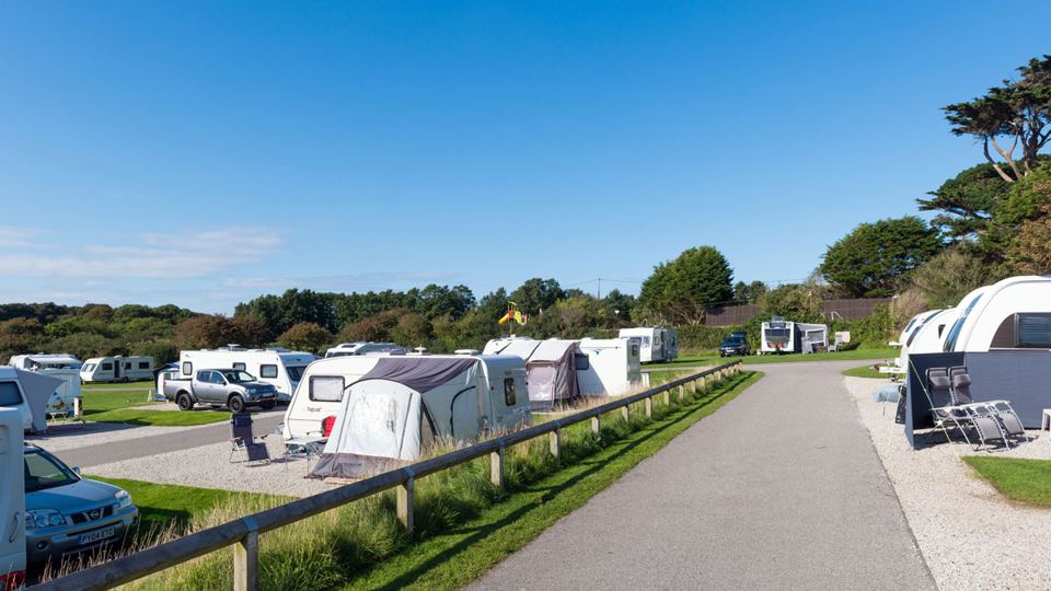 Caravans along the road