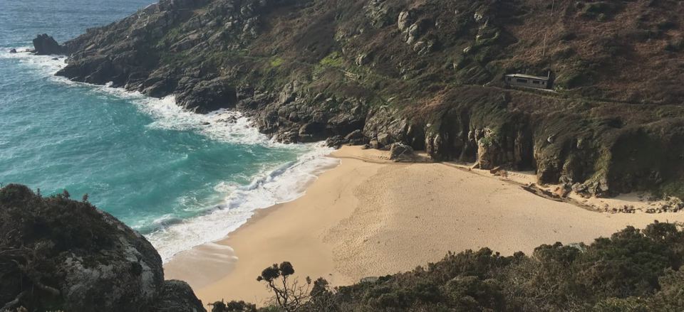 Cove beach below the cliffs