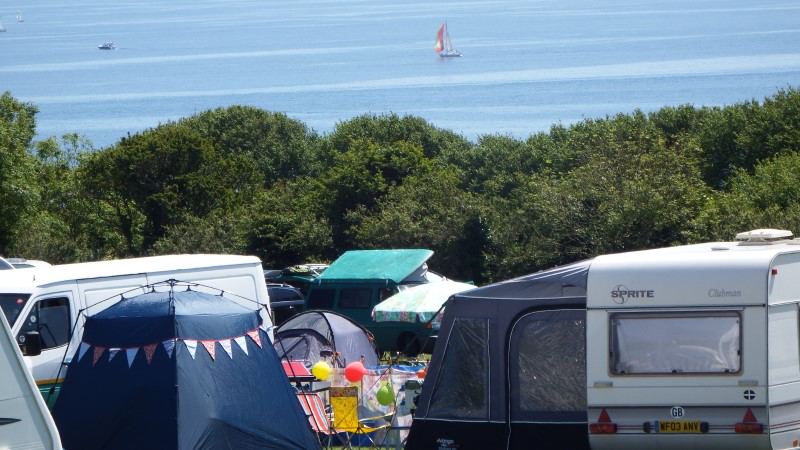 Pitches with a sea view