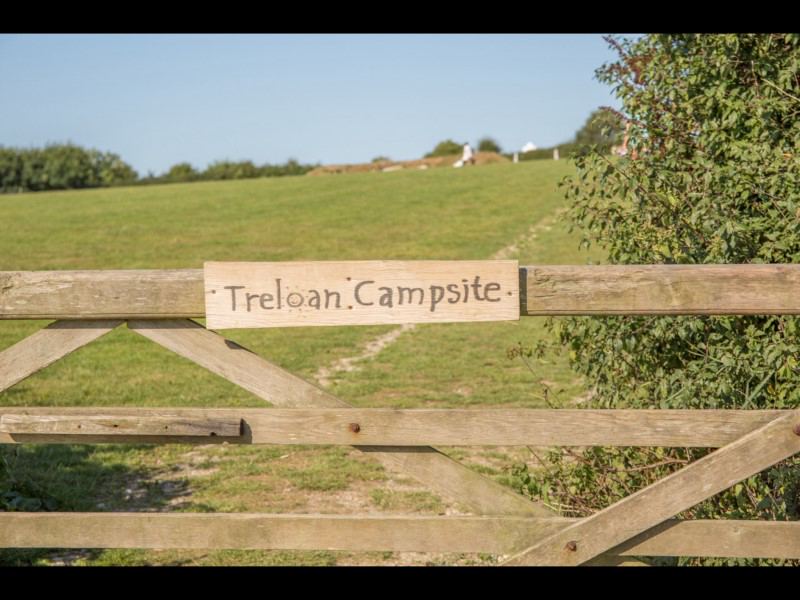 Gate to the camping field