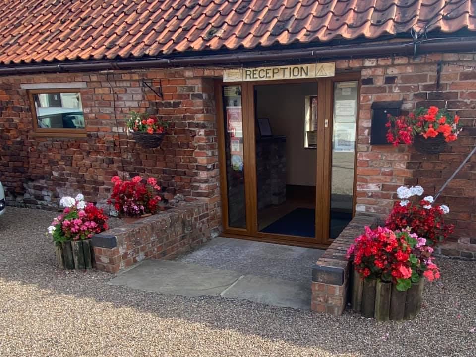 Reception building