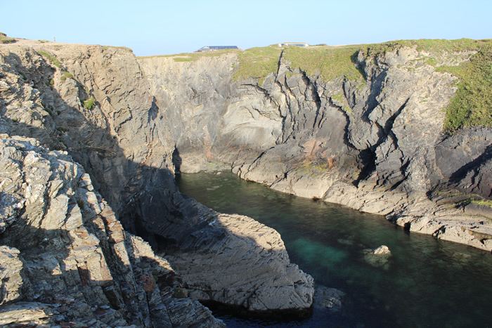 Rock pool in the cliffs