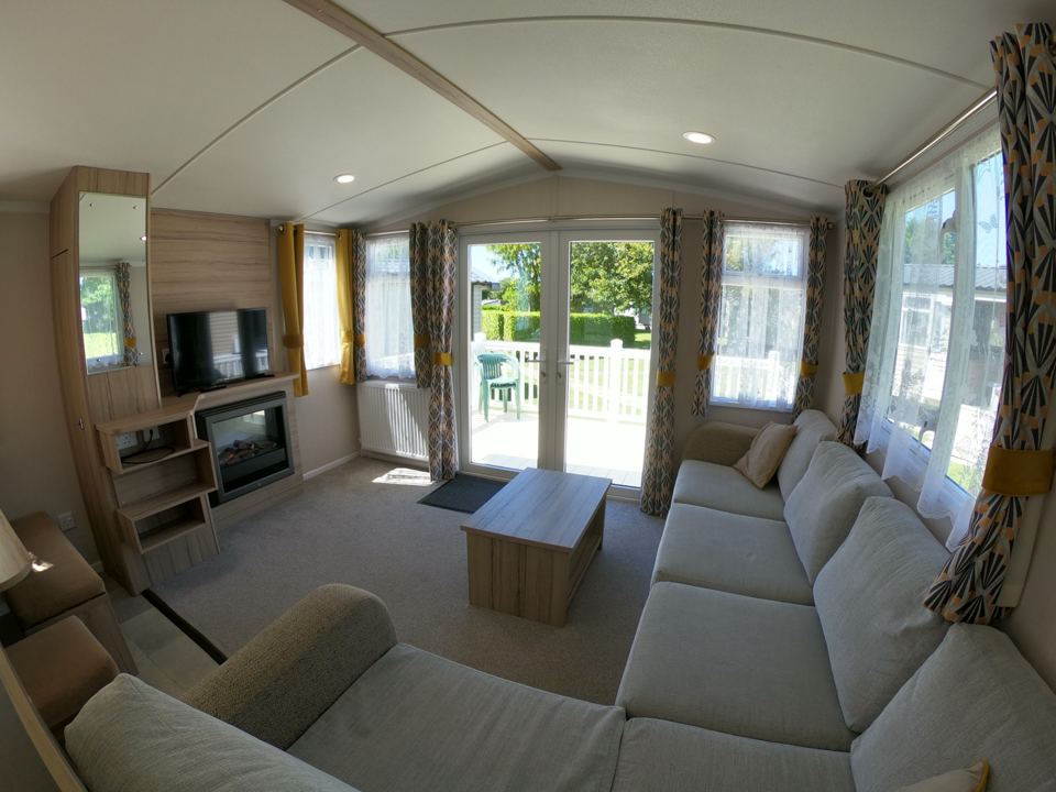 Lounge with French doors