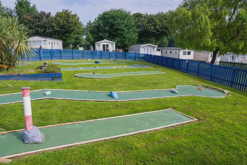 Crazy golf course