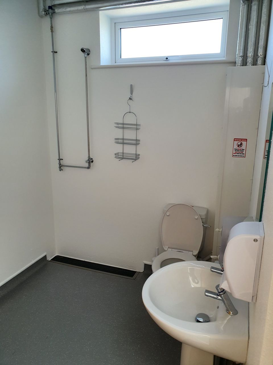 Shower and toilet room